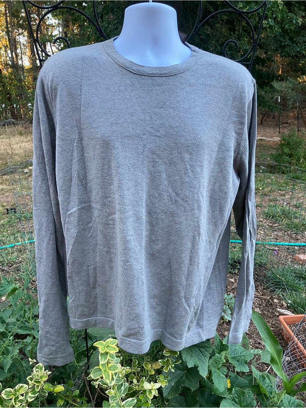 Men’s Cotton basic modern fit shirt with 8% cashmere X